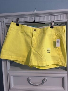 Old Navy Neon Yellow Women’s Bermuda Shorts